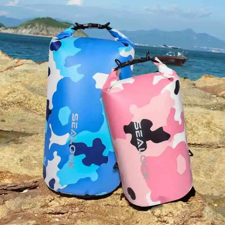 Saco seco impermeável 10L/20L com bolsa de separação seco-molhado