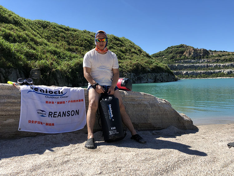 Viajando pela natureza, impermeável primeiro: mochila à prova d'água projetada exclusivamente da Sealock Outdoor