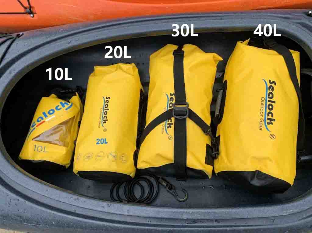 Melhor saco seco para caiaque: embalagem do casco do caiaque e física do peso