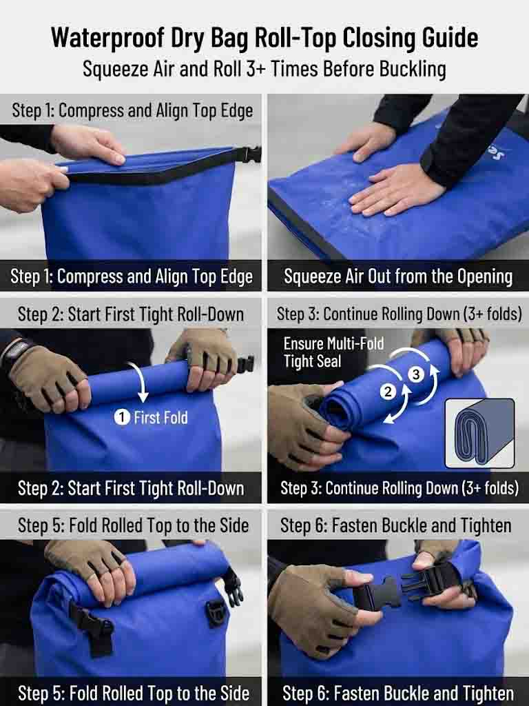 Roll Top Dry Bags: Por que eles dominam os produtos de armazenamento à prova d'água