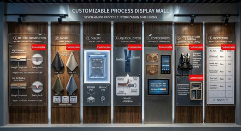 Mochilas impermeáveis ​​OEM: soluções de fabricação personalizadas