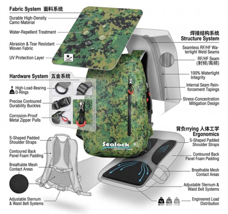 Guia de seleção de fornecedores de mochilas impermeáveis