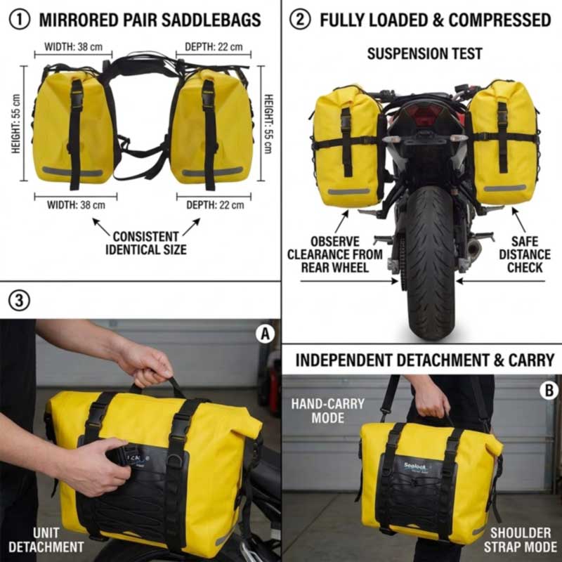 Fabricante de alforjes para motocicletas para marcas de motocicletas de aventura