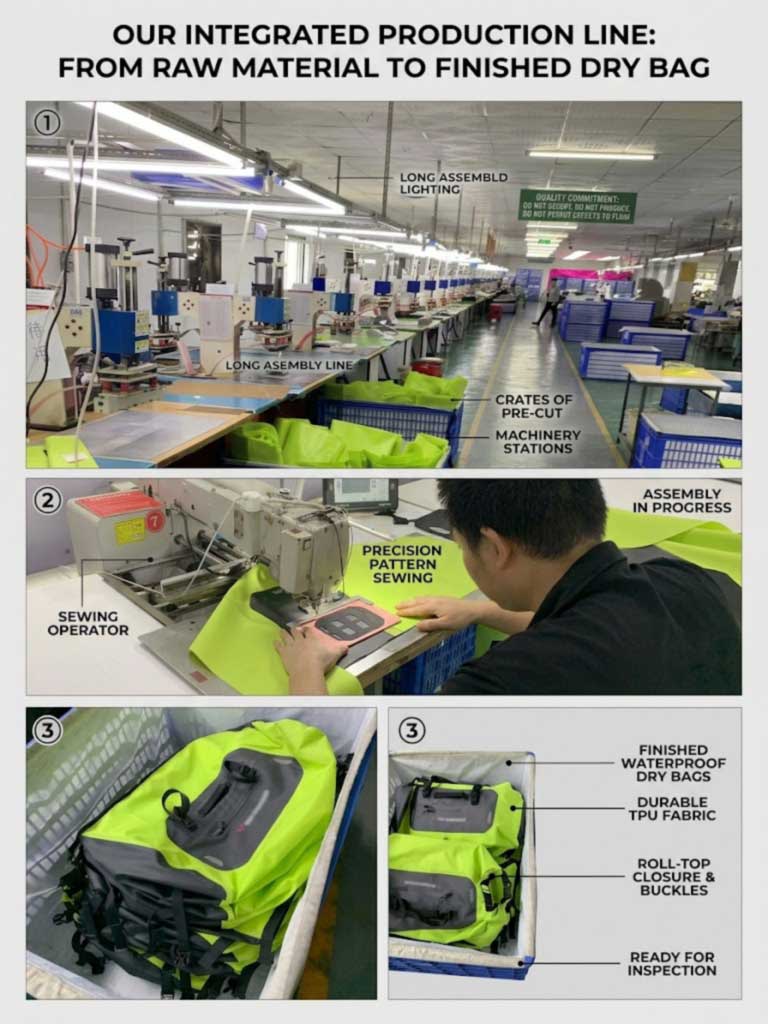 Fabricante de bolsas de pesca com mosca com marca personalizada