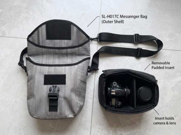 Fabricante de bolsa para câmera à prova d'água: conchas soldadas e inserções acolchoadas para marcas fotográficas