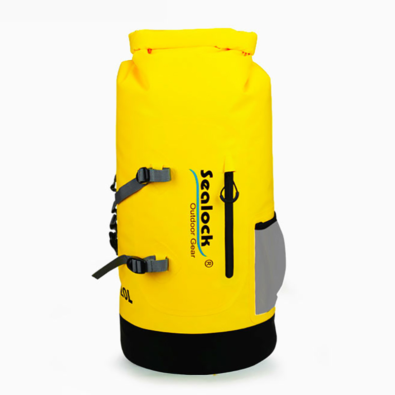 Mochila impermeável roll top 20L / 28L com bolso frontal à prova d'água