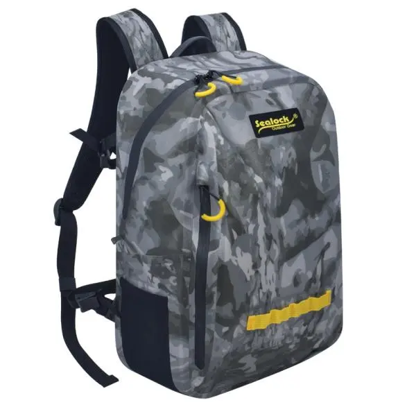 Mochila impermeável 25L com zíper hermético deslizante duplo (IPX7)