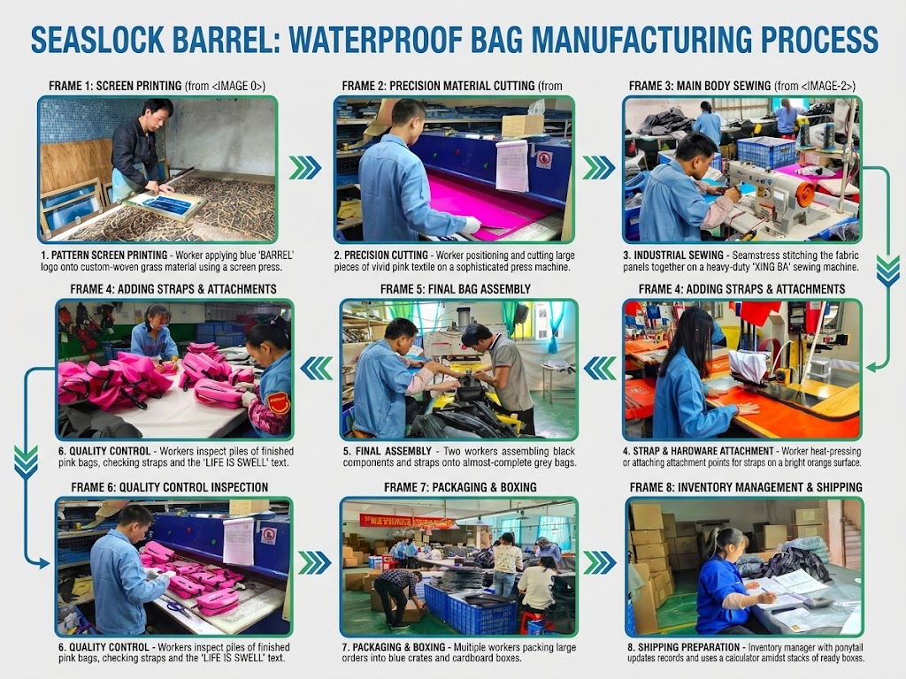Production Process of Sealock Waterproof Dry Bag