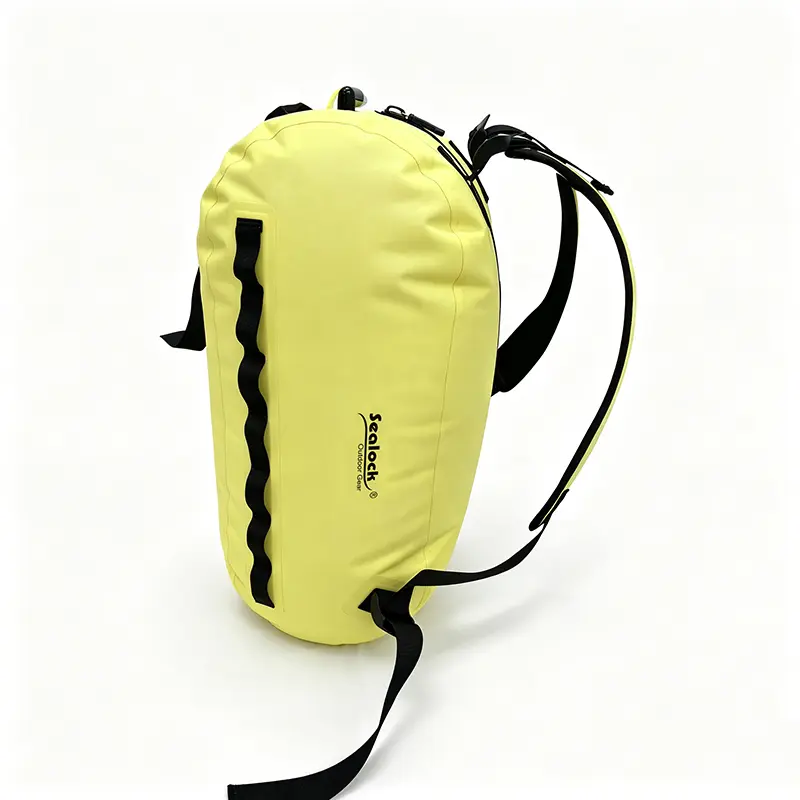 SL-C610 Mochila flutuante impermeável soldada 50L com zíper hermético, IPX7