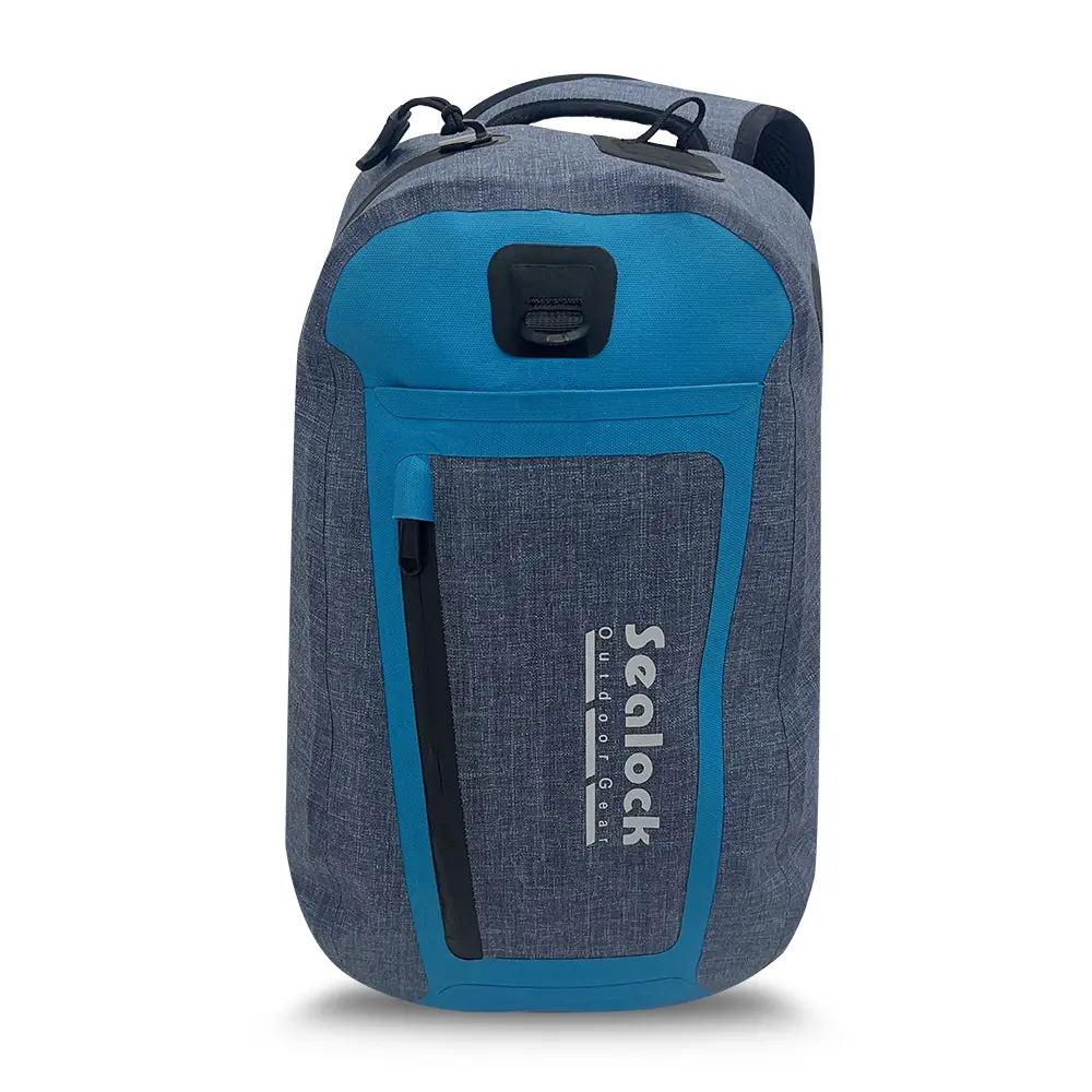 Bolsa de estilingue de pesca à prova d'água com zíper hermético para pesca com isca